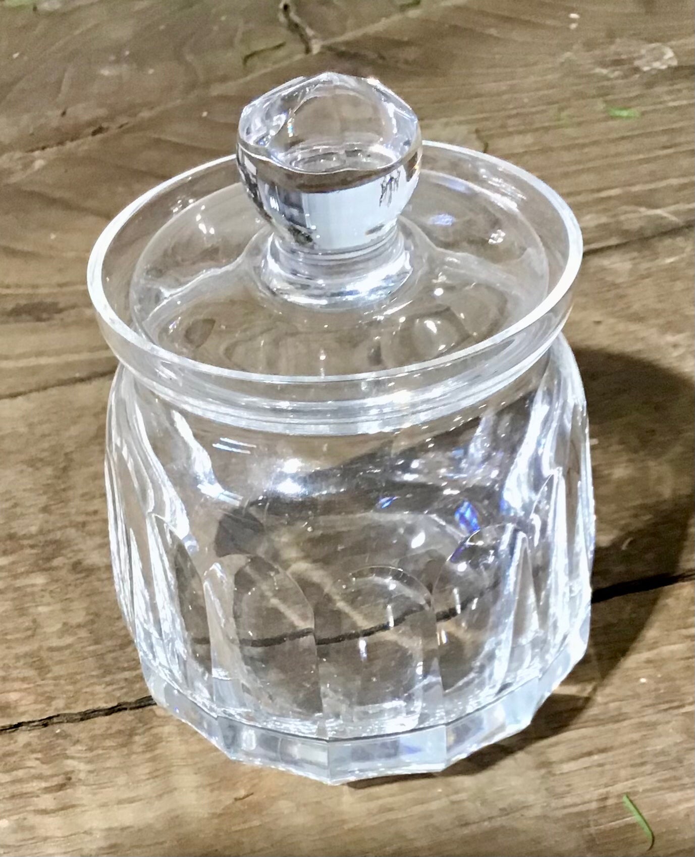 Crystal Jar with lid 4.5"