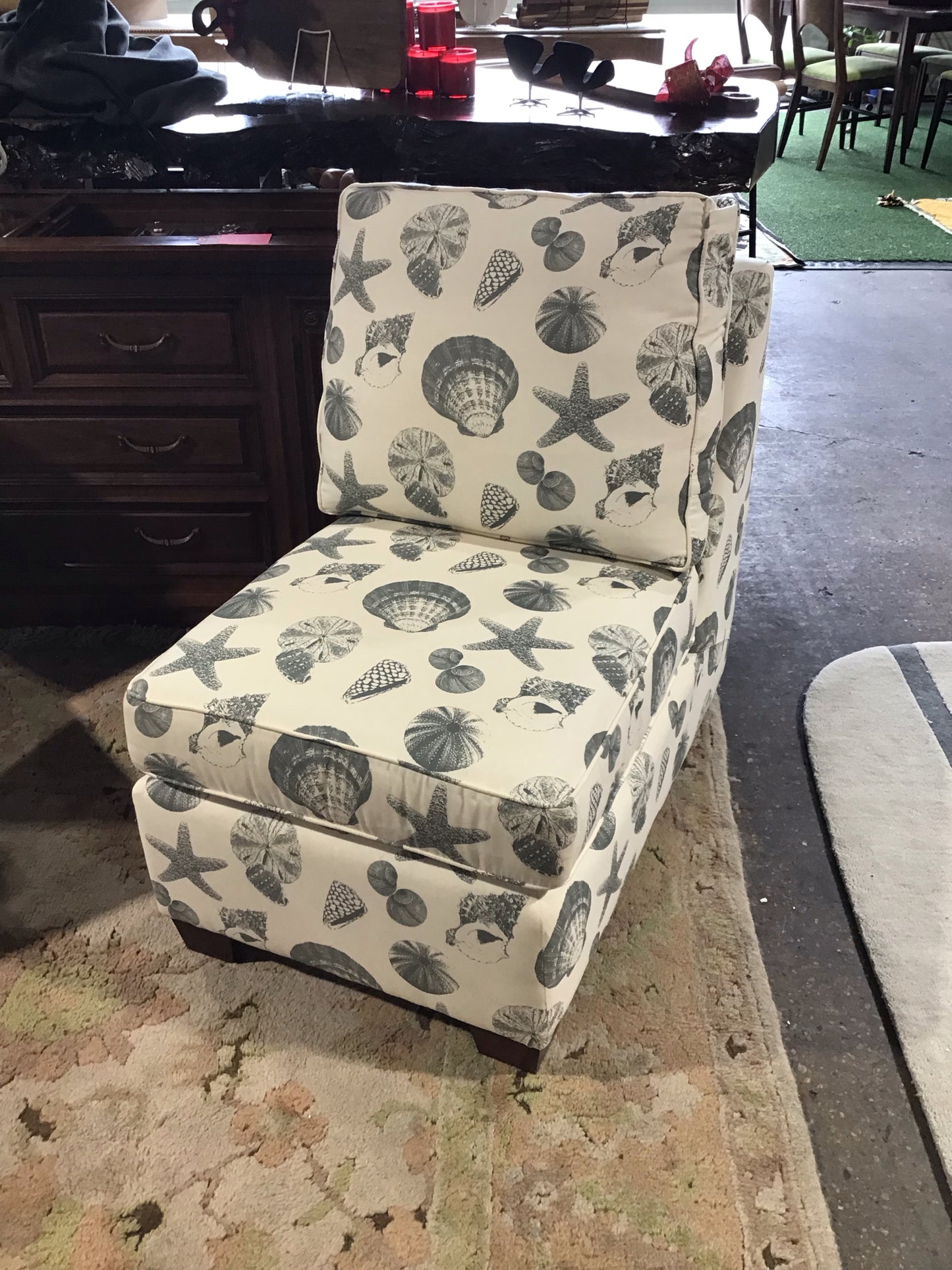 Kincaid Slipper Chair, 35"x23"x35"h