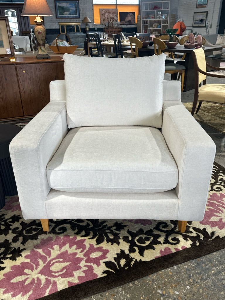 NEW Sloan Accent Chair, ivory, 39" W x 36" D x 35" H