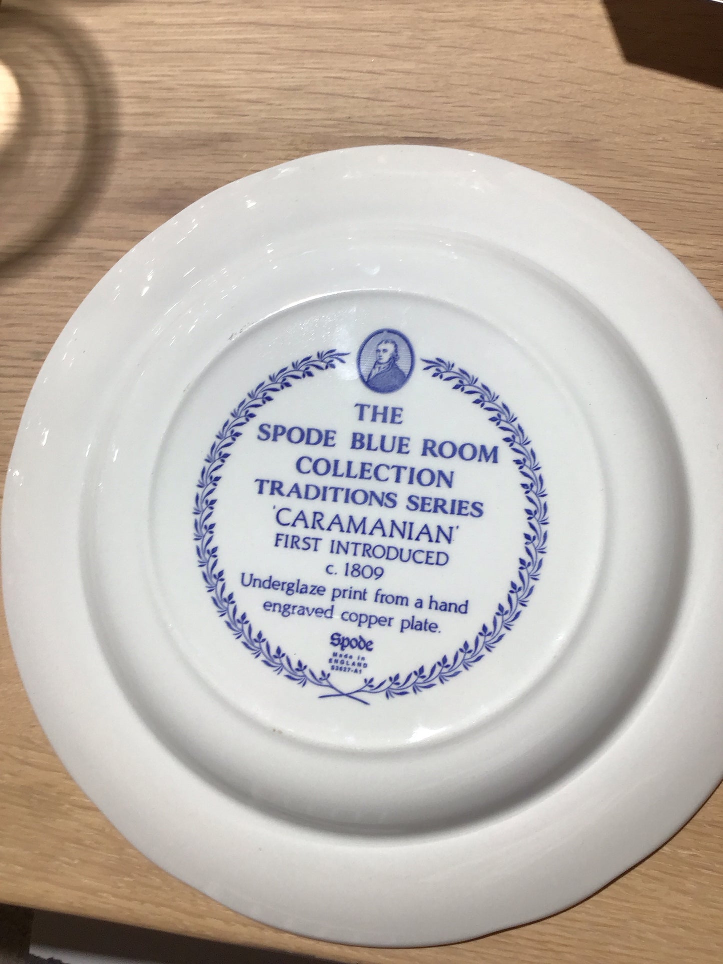 Spode Blue room collection "Caramanian"10.5 inch dish