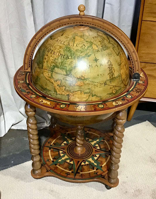 Vintage Italian Globe Bar