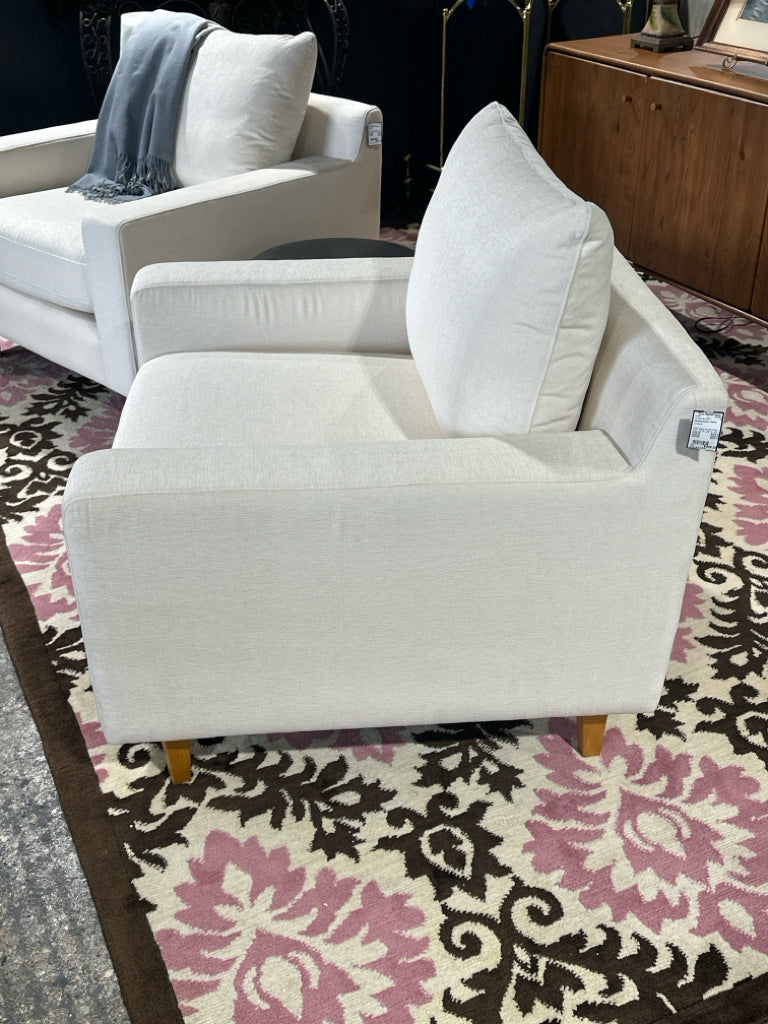 NEW Sloan Accent Chair, ivory, 39" W x 36" D x 35" H