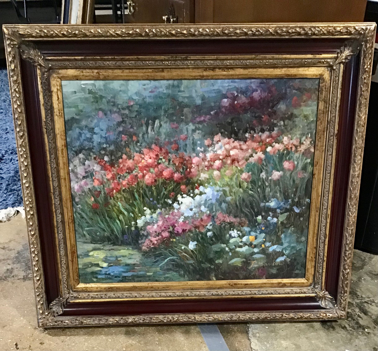 Oil Painting, Floral 31.5"x29"