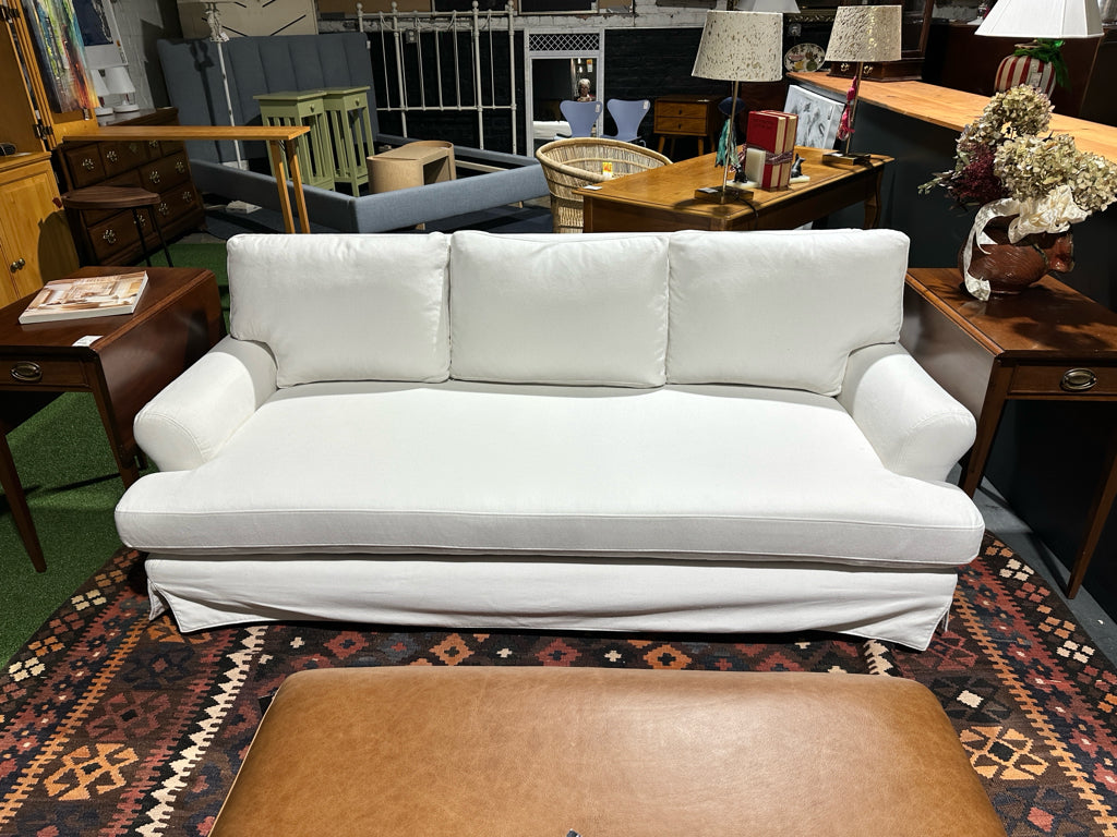 Maxwell slipcovered sofa, 71"x36"x28"h, (AS IS)